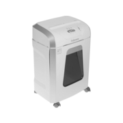 Шредер Fellowes PowerShred 15С белый (секр.P-4) фрагменты 15лист. 19лтр. скрепки скобы пл.карты