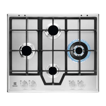 Газовая варочная поверхность Electrolux KGS64562SX серебристый