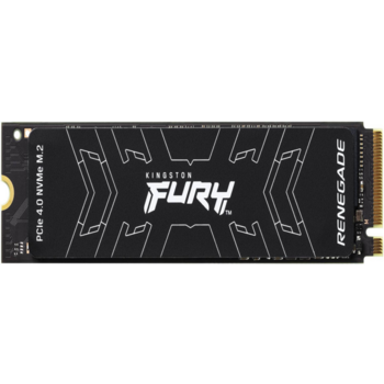 Твердотельный накопитель Твердотельный накопитель/ Kingston SSD Fury Renegade, 500GB, M.2(22x80mm), NVMe, PCIe 4.0 x4, 3D TLC, R/W 7300/3900MB/s, IOPs 450 000/900 000, DRAM buffer 512MB, TBW 500, DWPD 0.55 (12 мес)