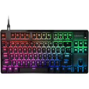 Клавиатура Steelseries Apex 9 TKL механическая черный USB Multimedia for gamer LED (подставка для запястий) (64847)