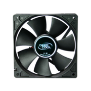 Вентилятор для корпуса DEEPCOOL Xfan120 120x120x25мм (64шт./кор, пит. от мат.платы и БП, черный, 1300об/мин) Retail blister