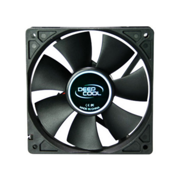 Вентилятор для корпуса DEEPCOOL Xfan120 120x120x25мм (64шт./кор, пит. от мат.платы и БП, черный, 1300об/мин) Retail blister