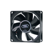 Вентилятор для корпуса DEEPCOOL Xfan80 80x80x25мм (240шт./кор, пит. от БП, черный, 1800об/мин) Color BOX