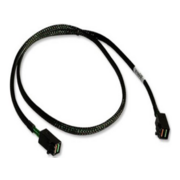 кабель LSI Cable CBL-SFF8643-10M (LSI00405/05-26112-00), SFF8643-SFF8643 Кабель данных MiniSAS, длина 100cm, наконечники: SFF8643(контроллер)-SFF8643(корзина)