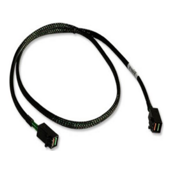 кабель LSI Cable CBL-SFF8643-10M (LSI00405/05-26112-00), SFF8643-SFF8643 Кабель данных MiniSAS, длина 100cm, наконечники: SFF8643(контроллер)-SFF8643(корзина)