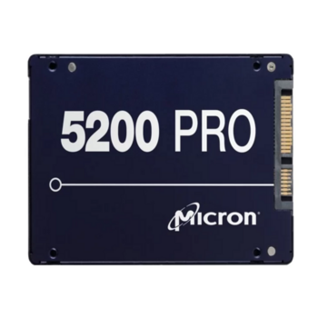 Твердотельный накопитель Micron 5200PRO 960GB SATA 2.5" 3D TLC R540/W520MB/s MTTF 2М 95000/32000 IOPS 2270TBW SSD Enterprise Solid State Drive, 1 year, OEM
