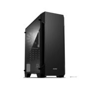 Корпус ZALMAN S3 TG, ATX, BLACK, TEMPERED GLASS WINDOW, 2x3.5", 2x2.5", 2xUSB2.0, 1xUSB3.0, FRONT 2x120mm
