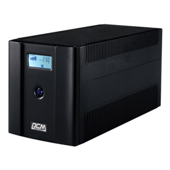 Источник бесперебойного питания Powercom Raptor, Line-Interactive, 1500VA/900W, Tower, 4xSchuko, LCD, USB (1107535) (существенное повреждение коробки)
