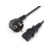 Шнур Power Cube кабель питания, разъем: Schuko(евровилка) - IEC 320 C13, длина 1.8 м., сечение 3x0.75, 10А, медь+ ПВХ, с заземлением, Россия, цвет черный