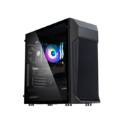 Корпус ZALMAN Z1 PLUS, ATX, BLACK, WINDOW, 1x5.25", 2x3.5", 3x2.5", 1xUSB2.0, 2xUSB3.0, FRONT 2x120mm, REAR 1x120mm