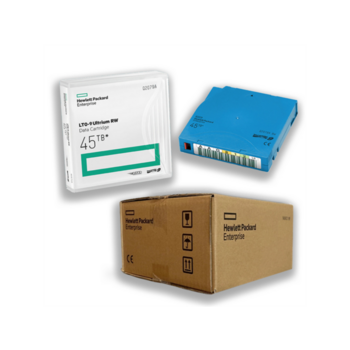 Ленточные картриджи HPE LTO-9 Ultrium 45TB RW Non Custom Labeled 20 Data Cartridges with Cases (20 x Q2079A с наклейкой)