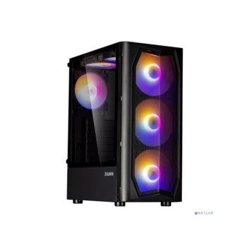 корпус ZALMAN N4 Rev.1, ATX, BLACK, WINDOW, 2x3.5", 2x2.5", 2xUSB2.0, 1xUSB3.0, FRONT 3x140mm RGB, REAR 1x120mm RGB, TOP 2x120mm RGB