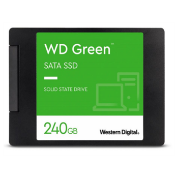 Твердотельный накопитель Western Digital Green SSD 2,5” SATA 240Gb, WDS240G3G0A, 1 year, (аналог WDS240G2G0A)
