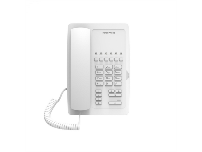 SIP-Телефон Fanvil H3, 2 SIP-акк., POE, БП в комп., 1x100 Mbps, Белый, 6 прог. клав.