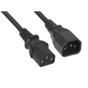 Cabeus PC-189-VDE-1.0-3M Кабель питания монитор-компьютер IEC 320 C13 - IEC 320 C14 (3x1.0), 3 м