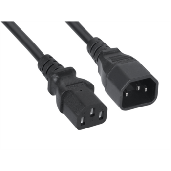 Cabeus PC-189-VDE-1.0-3M Кабель питания монитор-компьютер IEC 320 C13 - IEC 320 C14 (3x1.0), 3 м