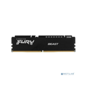 Память DDR5 16Gb 5200MHz Kingston KF552C40BB-16 Fury Beast RTL Gaming PC5-41600 CL40 DIMM 288-pin 1.25В single rank с радиатором Ret