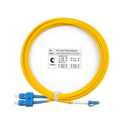 Шнур оптический duplex LC-SC 9/125 sm 3м LSZH Cabeus FOP(d)-9-LC-SC-3m