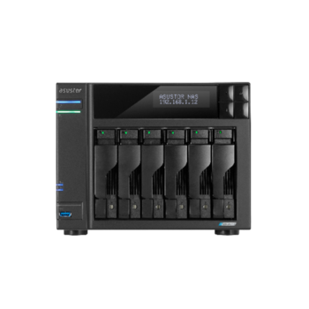 сетевое хранилище ASUSTOR AS6706T 6-Bay NAS/Media player/Intel Celeron N5105 2.0GHz up to 2.9GHz, 8GB SO-DIMM DDR4, noHDD(HDD,SSD),2xUSB3.2,HDMI