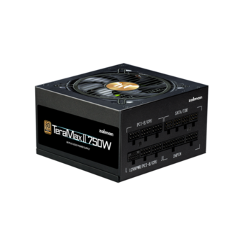 Блок питания 750W Zalman TeraMax II (ATX12V v3.0, APFC, 12cm Fan, 80+ Gold Gen5, Full Modular, Retail) (ZM750-TMX2)