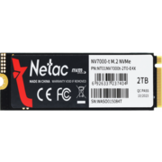 SSD накопитель Netac SSD NV7000-t 2TB PCIe 4 x4 M.2 2280 NVMe 3D NAND, R/W up to 7300/6700MB/s, IOPS(R4K) 900K/700K, TBW 1280TB, slim heatspreader, 5y wty