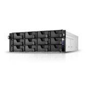 Сетевое хранилище ASUSTOR AS6512RD 12Bay/Intel Atom C3538, 2.1GHz/8GB DDR4/noHDD,LFF(HDD,SSD),/2x1GbE(LAN)/4xUSB3.2