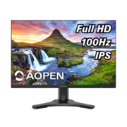 Монитор 23,8'' AOPEN 24CL2YEbmirx IPS, 1920x1080, 1 / 5ms, 250cd, 100Hz, 1xVGA+1xHDMI(1.4)+SPK+Audio In/Out, Speakers 2Wx2, H.Adj. 110 (by ACER)