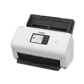 Сканер Brother Документ-сканер ADS-4500W, A4, 35 стр/мин, цветной, 1200 dpi, Duplex, ADF60, Wi-Fi, USB 3.0, LAN, Touch Screen 7,1 см, USB Host, Ex.ADS-2700W