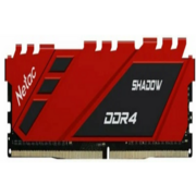 Оперативная память Netac Shadow 8GB DDR4-2666 (PC4-21300) C19 19-19-19-43 1.2V Memory module (DIMM) Red