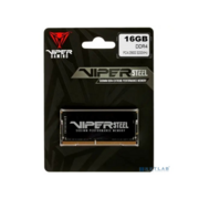 Память DDR4 16Gb 3200MHz Patriot PVS416G320C8S Steel Series RTL PC4-25600 CL22 SO-DIMM 260-pin 1.2В single rank с радиатором Ret