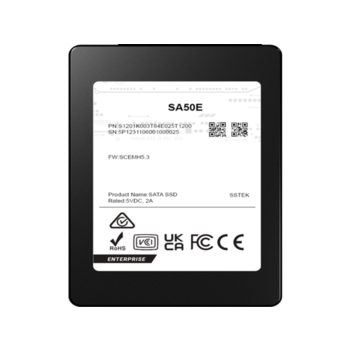 твердотельный накопитель PHISON SSD SA50E 480GB SATA 2.5" 3D TLC R530/W500MB/s (98/77 KIOPS) 3DWPD SSD Enterprise Solid State Drive, 1 year, OEM