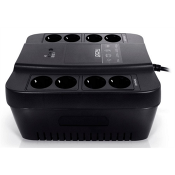 Источник бесперебойного питания Powercom Back-UPS SPIDER, OffLine, 650VA/390W, Tower, 8xSchuko outlets (4 surge & 4 batt) (332714) (существенное повреждение коробки)