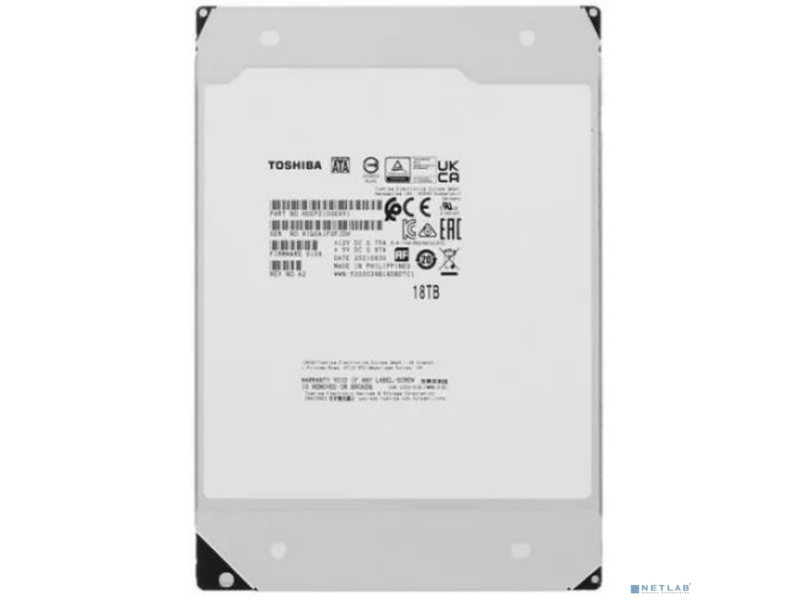 Жесткий диск Жесткий диск/ HDD Toshiba SAS 18Tb 3.5"""" Server 7200 12Gbit/s 512Mb 1 year warranty (replacement MG08SCA16TE, MG09SCA16TE)