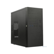 корпус MiniTower Powerman ES555 Black PM-450ATX U3*2+TypeC*2+2*combo Audio; intrusion switch; Extra 2xHDD cage; mATX