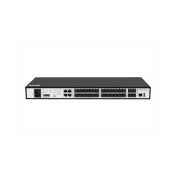 Коммутатор SNR Управляемый коммутатор уровня 2+, 20 портов 100/1000Base-X SFP, 4 порта Combo 10/100/1000Base-T|100/1000Base-X SFP, 4 порта 1/10G SFP+, встроенный БП ~220V AC, разъем для АКБ 12V с возможностью за