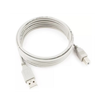 Кабель Cablexpert Кабель USB2.0, AM/BM, медь, Pro, 3м, серый, пакет