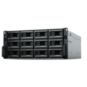 Система хранения данных Synology 2U/12bay 8C 2,1GhzCPU/8Gb(64)/RAID0,1,10,5,6/upto 36HDD (2xRX1217(RP))/2xUSB/4GbE+2x10GE/2xPCIe/iSCSI/2xIPcam(upto90)/2xRPS/no rail/1YW (вмятина на корпусе.)