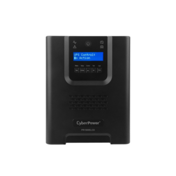 Источник бесперебойного питания CyberPower PR1500ELCD Line-Interactive 1500VA/1350W USB/RS-232/EPO/SNMPslot (8 IEC С13) (существенное повреждение коробки)