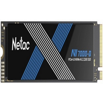 SSD накопитель Netac SSD NV7000-Q 2TB PCIe 4 x4 M.2 2280 NVMe 3D NAND, R/W up to 7100/6200MB/s, TBW1280TB with heat spreader, 5y wty