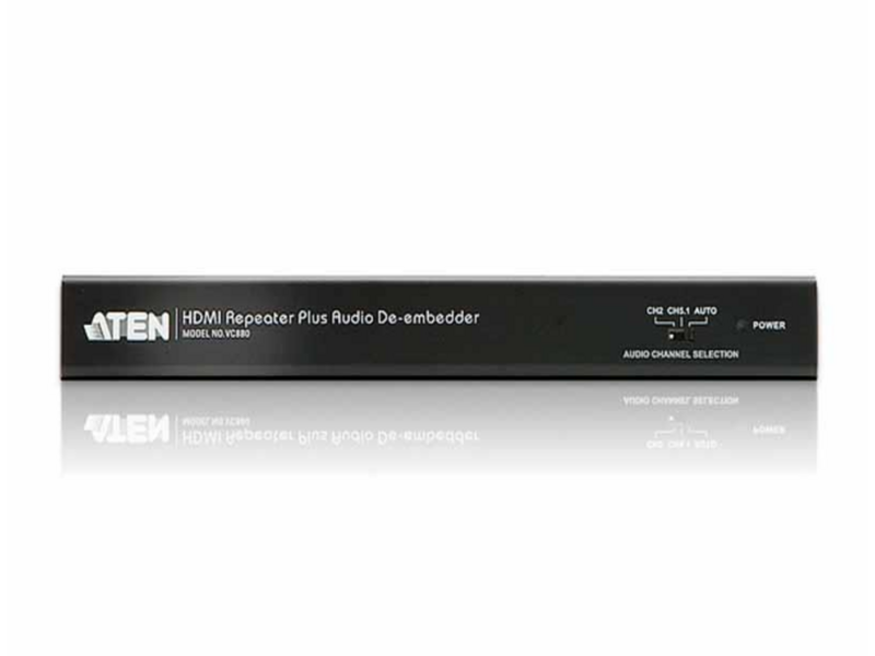 Повторитель с извлекателем звука ATEN HDMI REPEATER PLUS AUDIO DE-EMBEDDER