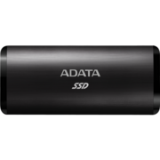 Твердотельный накопитель Твердотельный накопитель/ ADATA External SSD SE760, 256GB, Type-C, USB 3.2 Gen2, R/W 1000/800 MB/s, 122x44x14mm, Black (3 года)