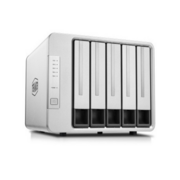 Система хранения данных TerraMaster D5-300C DAS tower/ 2xHDDs RAID0,1,SD+3HDDs SD only/up to 5 HS SATA(3,5' or 2,5')/1xUSB3.1 Type-C gen1/1xPS/1YW (незначительное повреждение коробки)