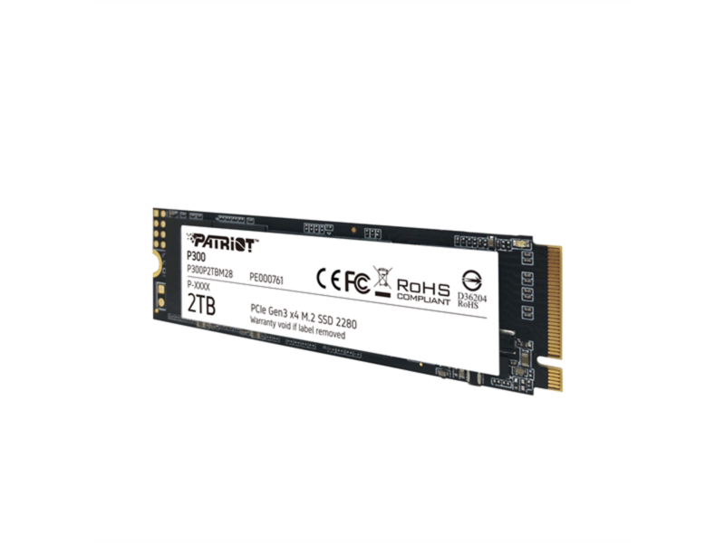 Накопитель SSD Patriot PCIe 3.0 x4 2TB P300P2TBM28 P300 M.2 2280