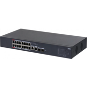 Коммутатор Dahua DH-CS4218-16ET-240 (L2) 16x100Мбит/с 2xКомбо(1000BASE-T/SFP) 2SFP 16PoE 240W управляемый