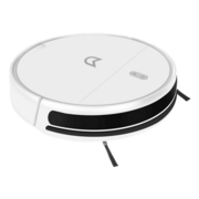 Робот-пылесос IRBIS Bean 0121, 2600 мАч, 28 Вт, белый. Robot vacuum IRBIS Bean 0121, 2600 mAh, 28W, white. Incl.: charging stat, power adapter, remote, AAA batt. 2, nozzle & cloth for wet, water tank, dust collector, brushes 2, fitler 4, (б/у,потертости)