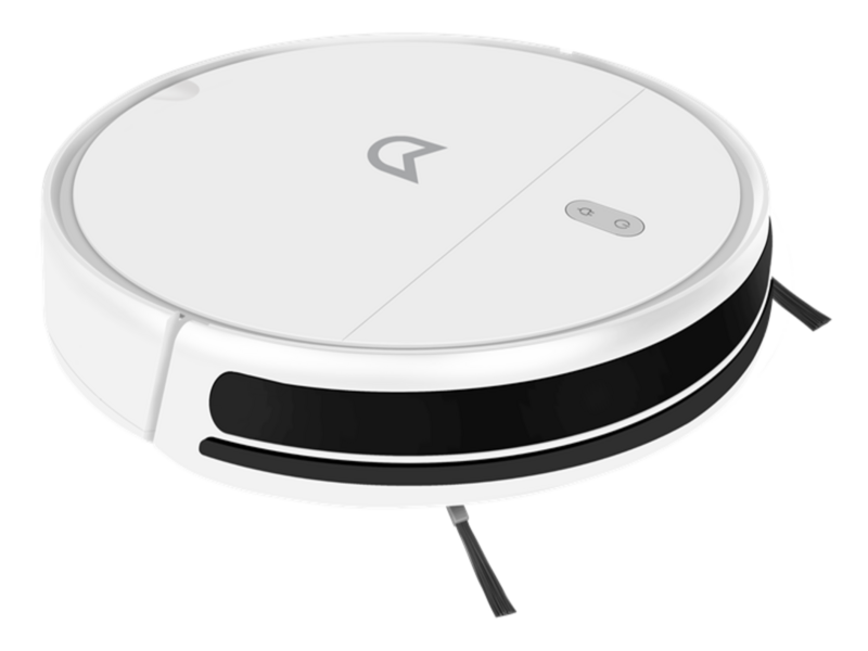 Робот-пылесос IRBIS Bean 0121, 2600 мАч, 28 Вт, белый. Robot vacuum IRBIS Bean 0121, 2600 mAh, 28W, white. Incl.: charging stat, power adapter, remote, AAA batt. 2, nozzle & cloth for wet, water tank, dust collector, brushes 2, fitler 4, (б/у,потертости)