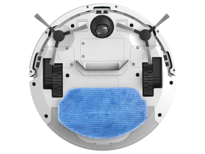 Робот-пылесос IRBIS Bean 0121, 2600 мАч, 28 Вт, белый. Robot vacuum IRBIS Bean 0121, 2600 mAh, 28W, white. Incl.: charging stat, power adapter, remote, AAA batt. 2, nozzle & cloth for wet, water tank, dust collector, brushes 2, fitler 4, (б/у,потертости)