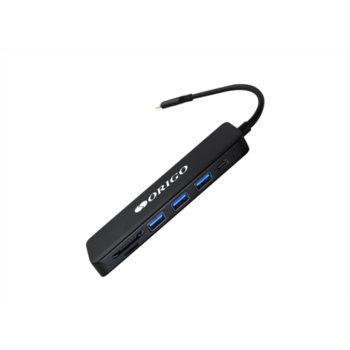 Док-станция ORIGO Док-станция USB-C, 3xUSB 3.0, 1xUSB-C/PD 3.0, 1xHDMI, слот SD/TF/microSD