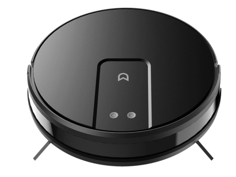 Робот-пылесос с гироскопом Robot vacuum IRBIS Peach 0121,2500 mAh,28W,2000Pa, Hyroscope, Black, charging stat, remote, roller brush & cloth for wet, 2 in 1 water tank & dust collector, brushe (существенное повреждение коробки)