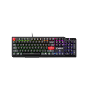 клавиатура Gaming Keyboard MSI VIGOR GK41 DUSK, Wired, Kailh Red Mechanical Switches, Per-key RGB with Additional Lightbars, 3 Adjustable Keyboard Angles (0°,3°,7°), multi-color keycaps